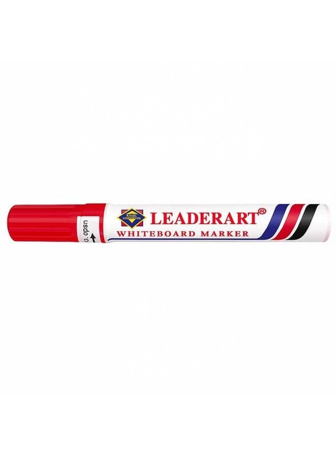 Unik Set of 6 High-Quality Whiteboard Markers - Red Erasable Markers