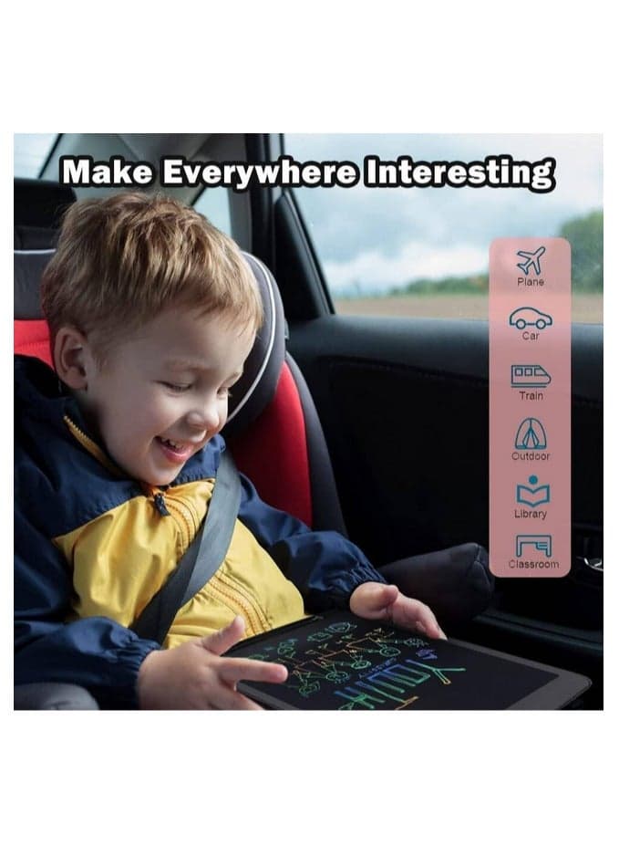 8.5 Inch LCD Writing Tablet, Color Screen Portable Drawing Tablet, Educational Educational Toy Gift for Kids and Adults at Home, School, Office (4)
