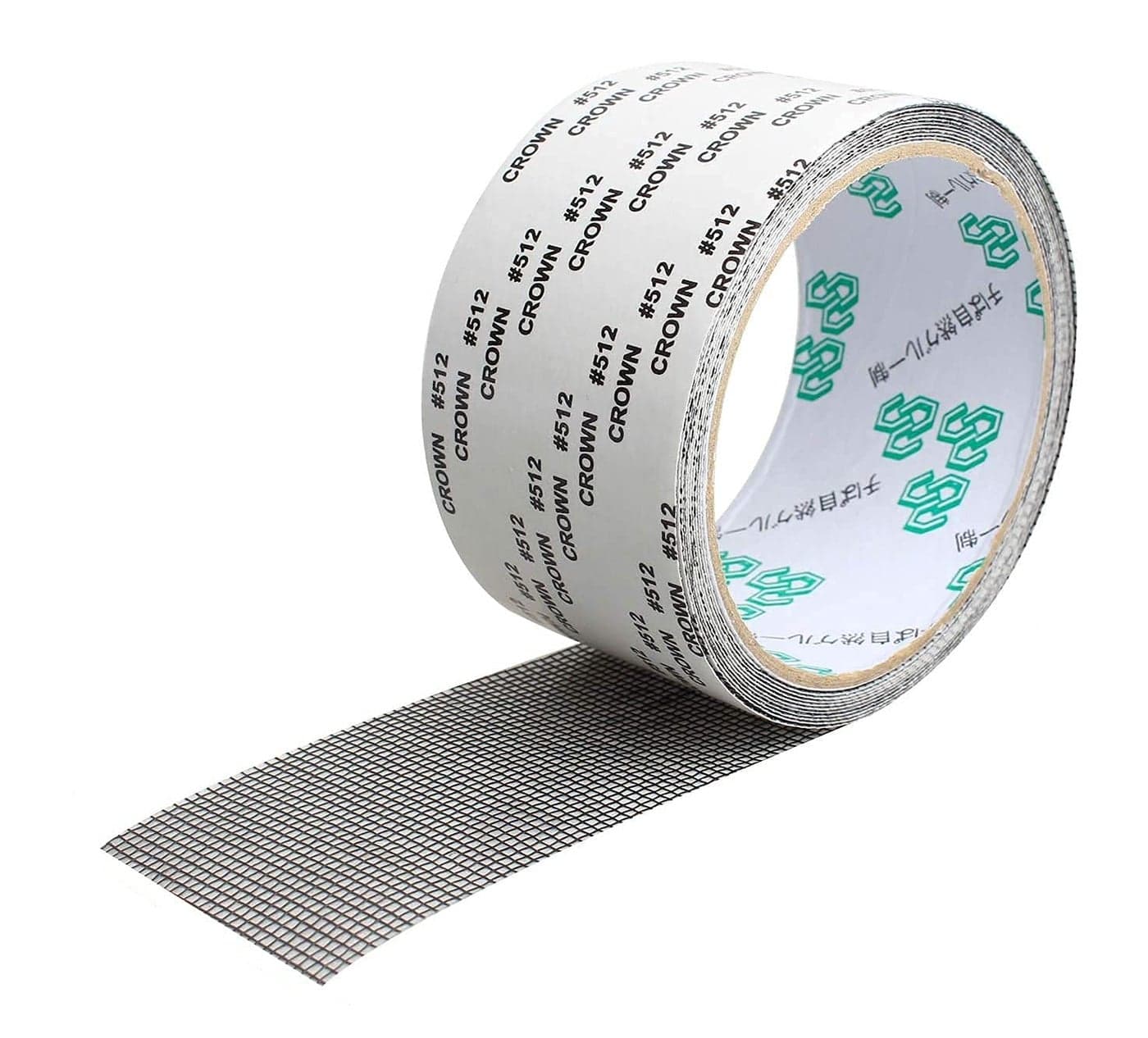 Inllex Premium Window Screen Repair Tape - Heavy-Duty Fiberglass Mesh Adhesive Roll - Durable Waterproof Insect-Proof Netting Patch for Screen Doors, Windows & Tents (Sleek High-Permeability White Space-Saving Profile) - Manual Household Maintenance Convenience & Property Asset Management Template Transparent Tape