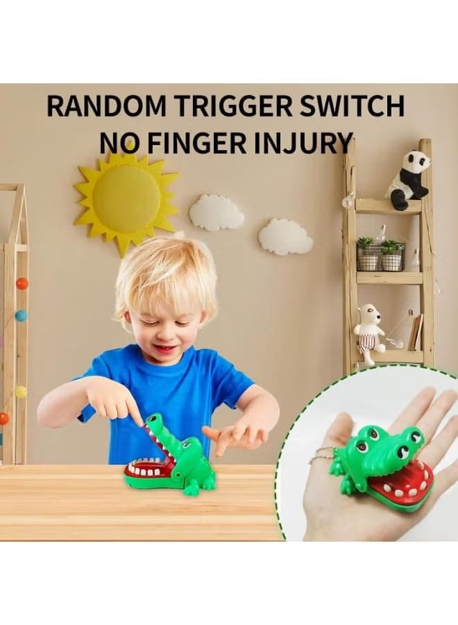 Crocodile Dentist Biting Finger Game – Classic Interactive Suspense Toy for Kids | Soft Glue Crocodile Teeth for Safe Play | Early Motor Skills Development & Reaction Training STEM Toy | Fun Family Party Game Birthday & Eid Gift for Ages 3+ Gag Toys & Practical Jokes (٤)
