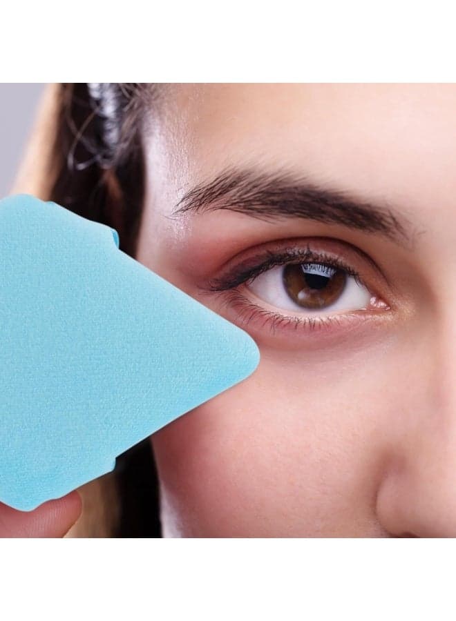 Beauty Triangle Powder Puff Sponges – Soft, Reusable Face Applicators for Foundation, Loose Powder & Touch-Ups-6Pcs Make Up Sponges (8)