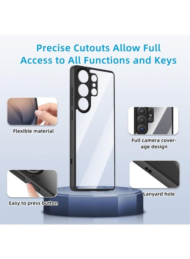 Clear TM Cover | Samsung S26 Ultra Shockproof full protection case with Camera shield, Lightweight Stylish Design (٧)