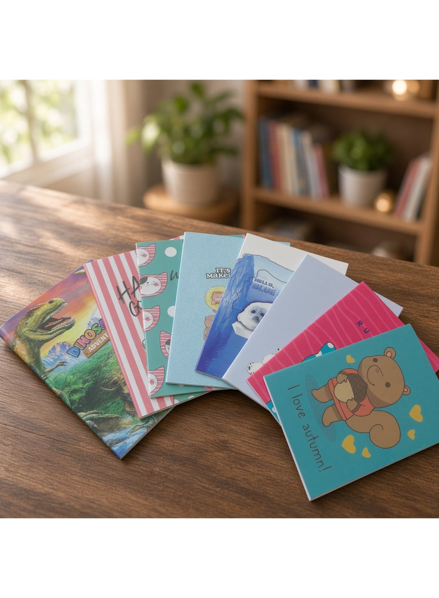 YASSIN A4 Notebook, 60 Sheets, 60 GSM, Blank & Lined Paper, Assorted Covers (٣)