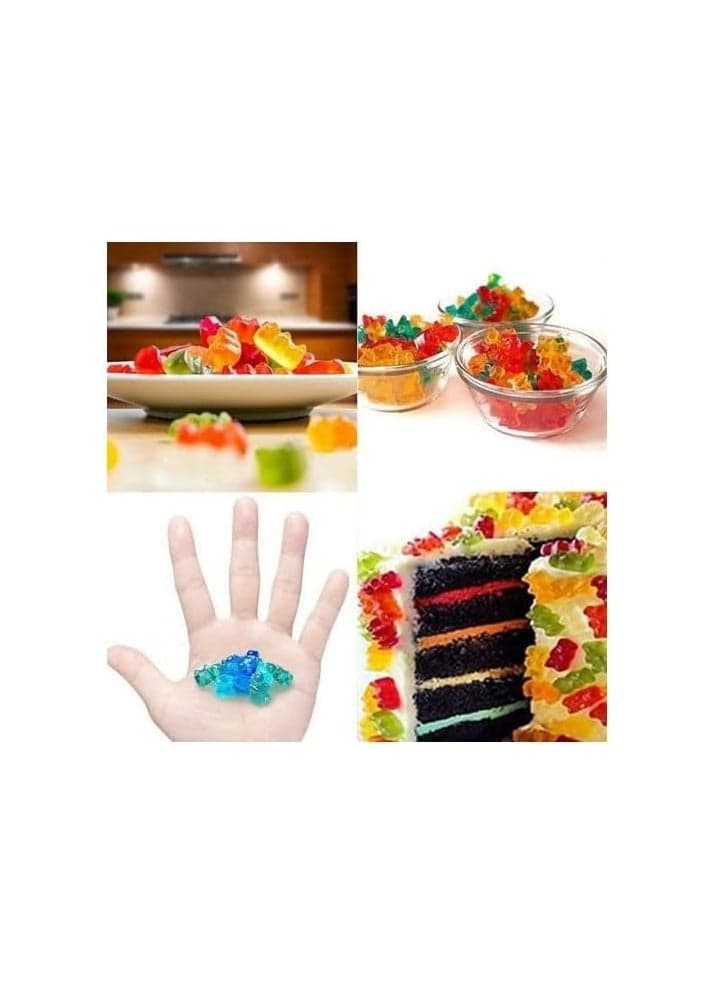 Bear Shape Food Silicone Moulds Chocolate Candy Ice Jelly Sweets Molds Baking Cake Topper (٦)