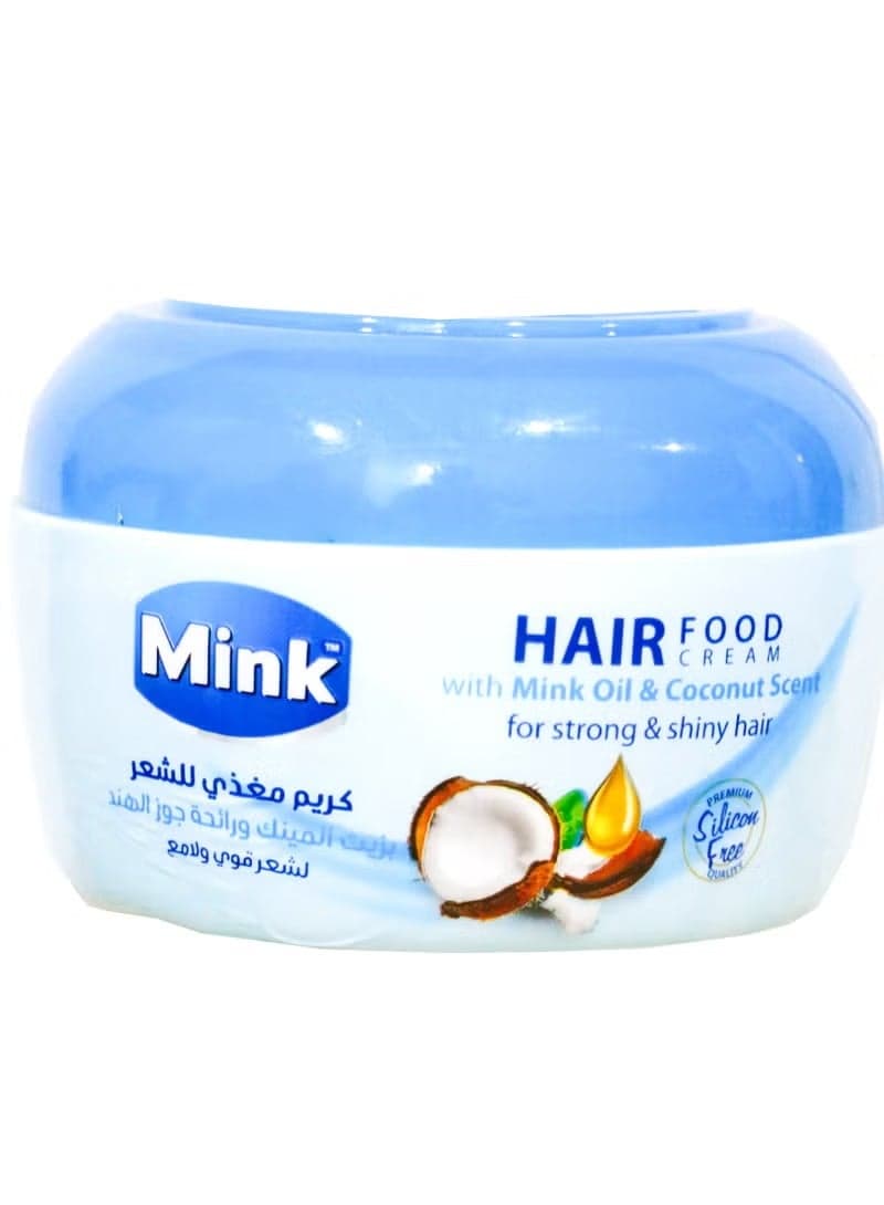 Mink Hair Food Cream With Mink Oil & Coconut 250 ML (Packaging may vary) Creams, Gels & Lotions
