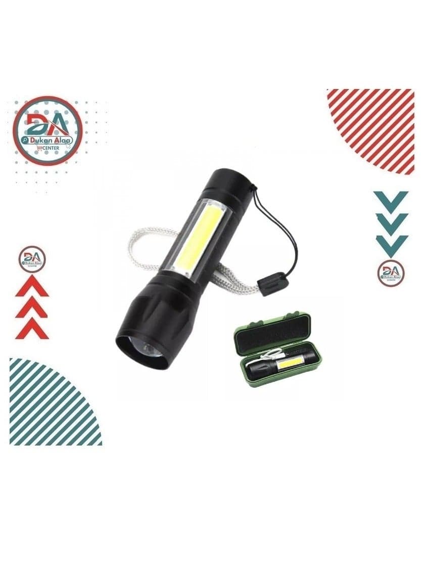 High Lumens Rechargeable Handheld Torch Flashlight Emergency