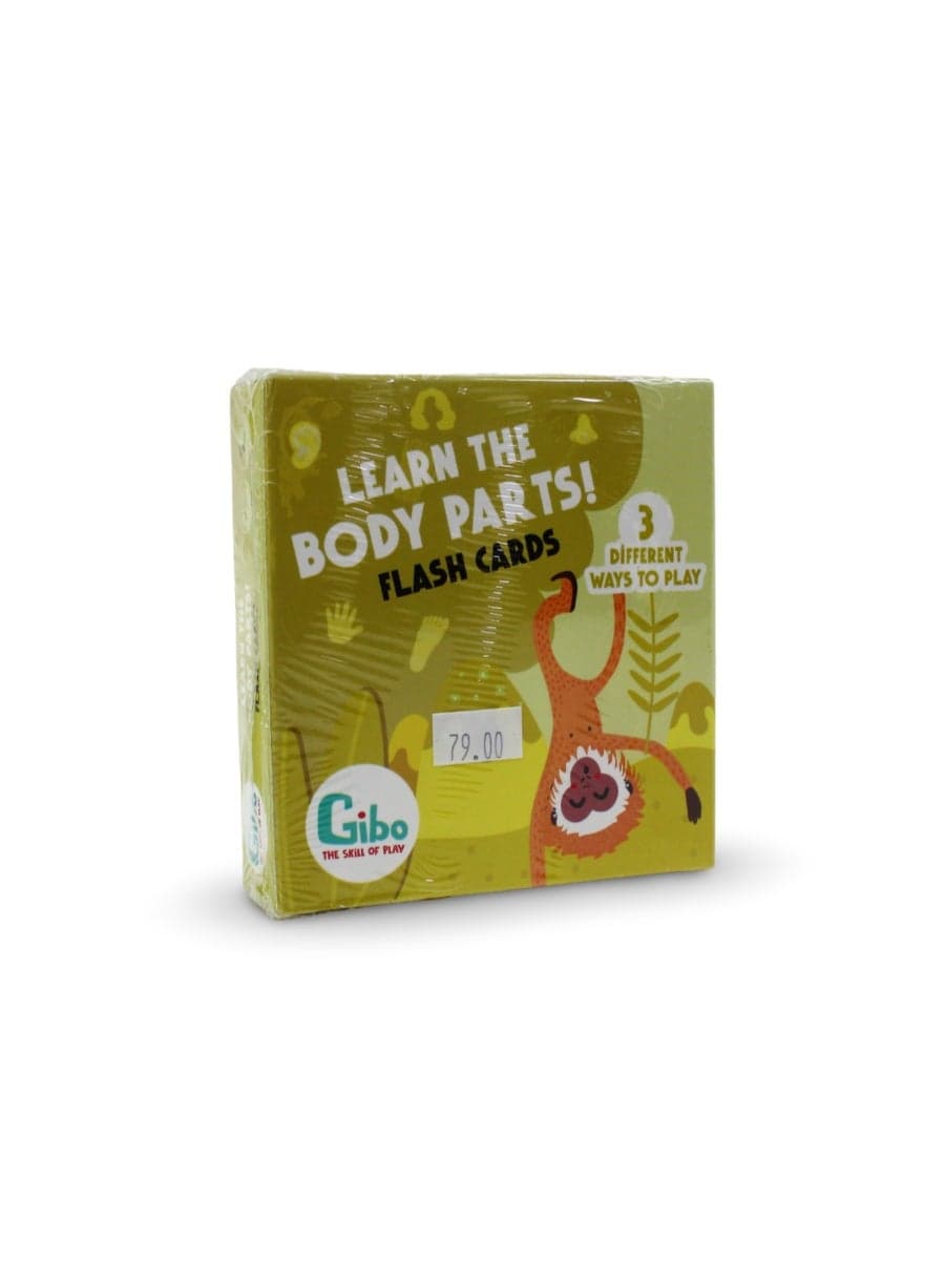 Nilco Gibo Learn the Body Parts Flash Cards