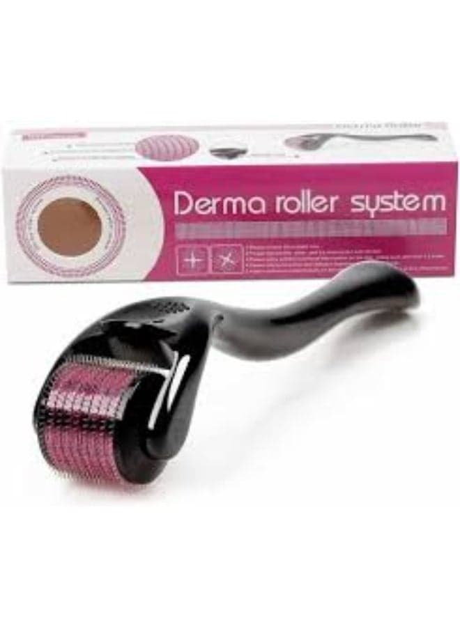 Derma 540 Micro Needling Roller Anti Hair Loss Treatment Multicolor 0.75 MM Styling Scissors