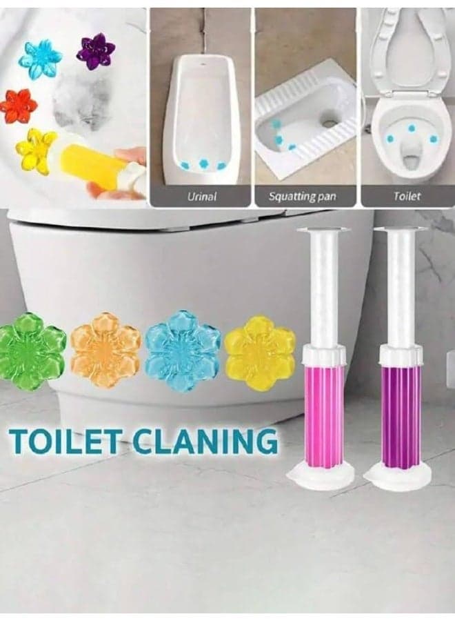 in-1 disinfectant and sanitizing gel syringe for toilets and sinks, with multiple scents. Bathroom Cleaners (4)