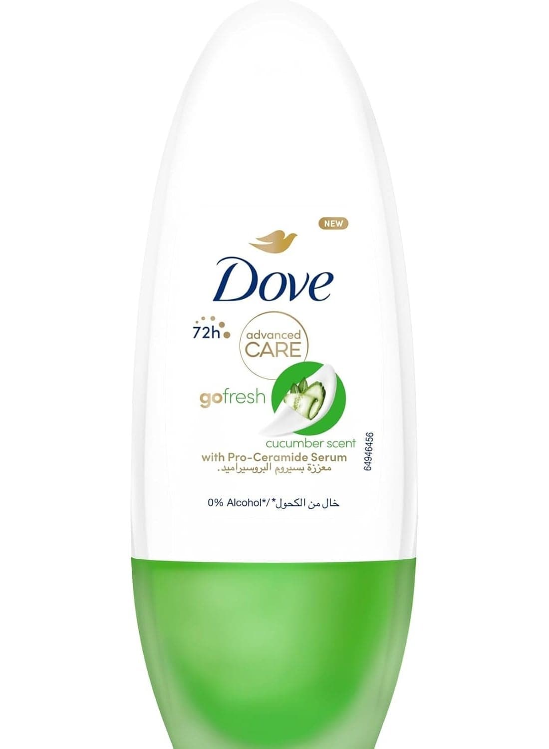 Dove Deodorant Roll-On Women's Cucumber Scent Deodorant 50 ml (Packaging may vary)