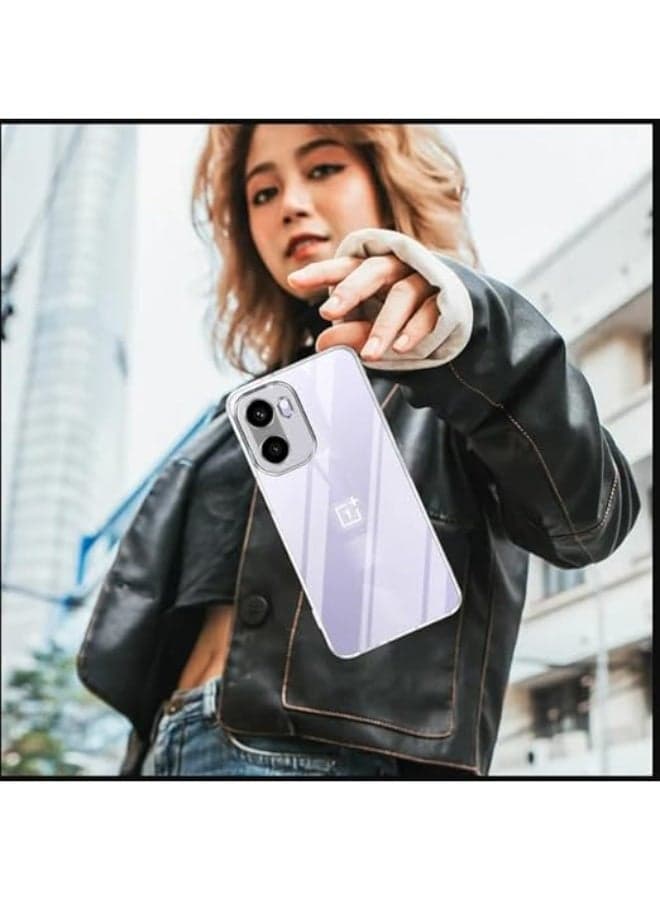 Crystal Clear Cover Compatible with OnePlus 15R 5G Premium Slim & Shockproof Transparent Case with Anti-Yellowing Protection (3)