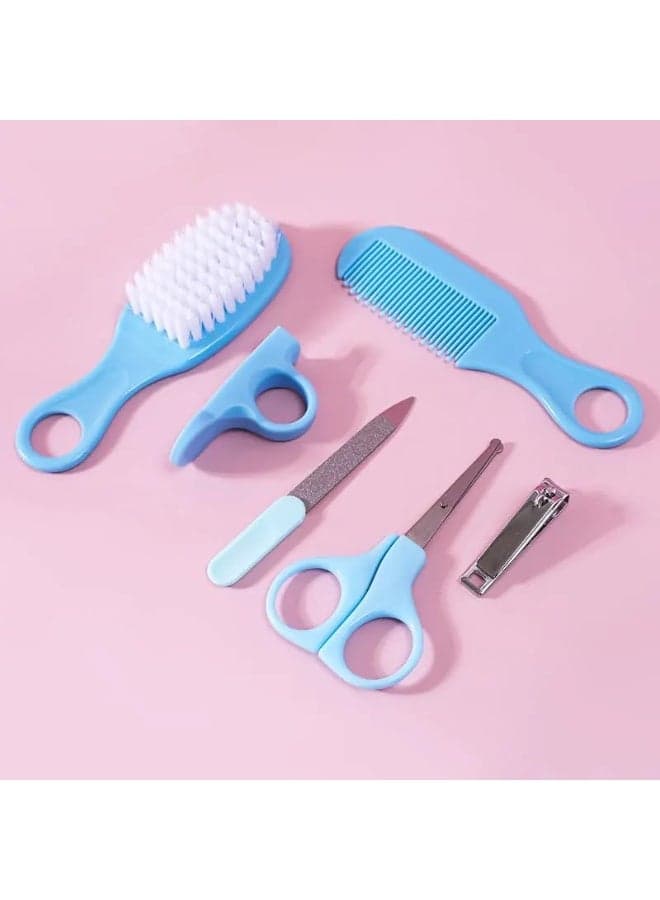 6 Pieces Baby Care Kit Complete Baby Hair and Nail Care Set Newborn Baby Hair Care Kit with Elegant Box Gift for Newborn (8)