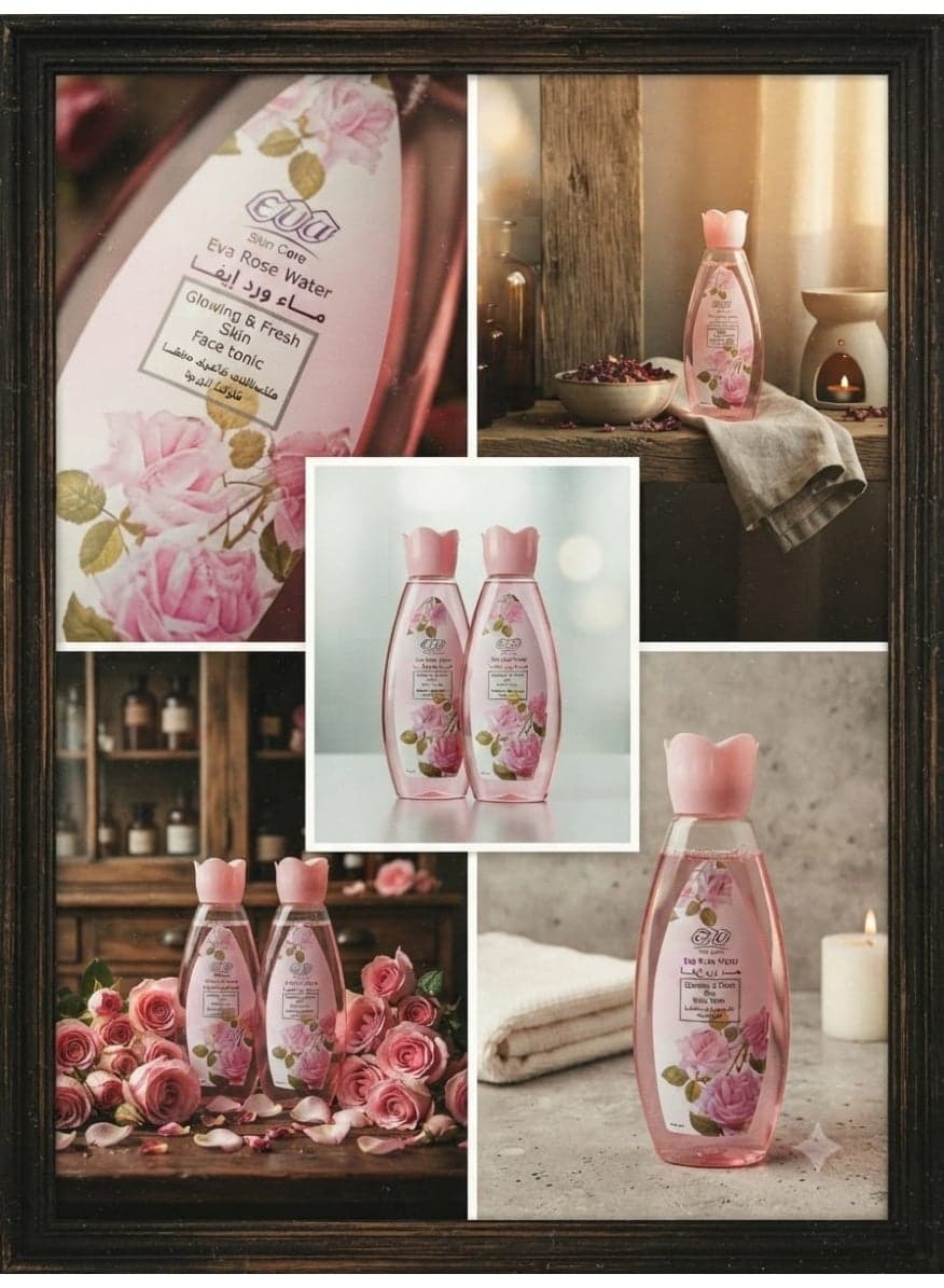Eva Rose Water Face Tonic 100 ml (packaging may vary) Toner (٣)