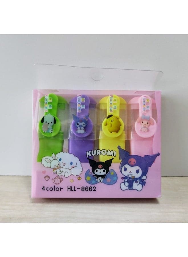Assorted Colors Highlighter Marker Set Stationery Highlighters (٣)