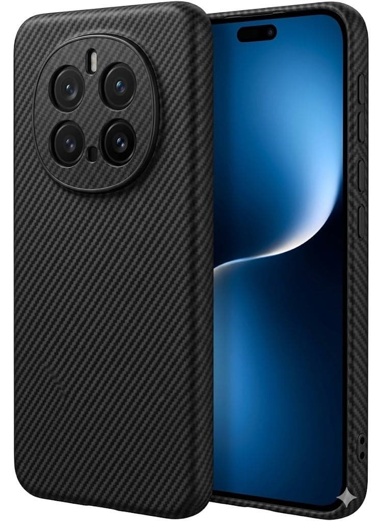 Case For Honor Magic 7 Pro Carbon Fiber Brushed Texture - Black