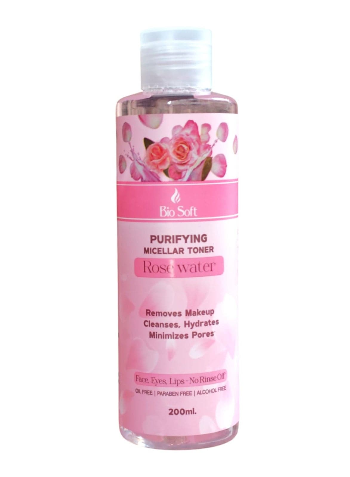 Bio Soft Rose Water Toner Micellar Water 200 ML