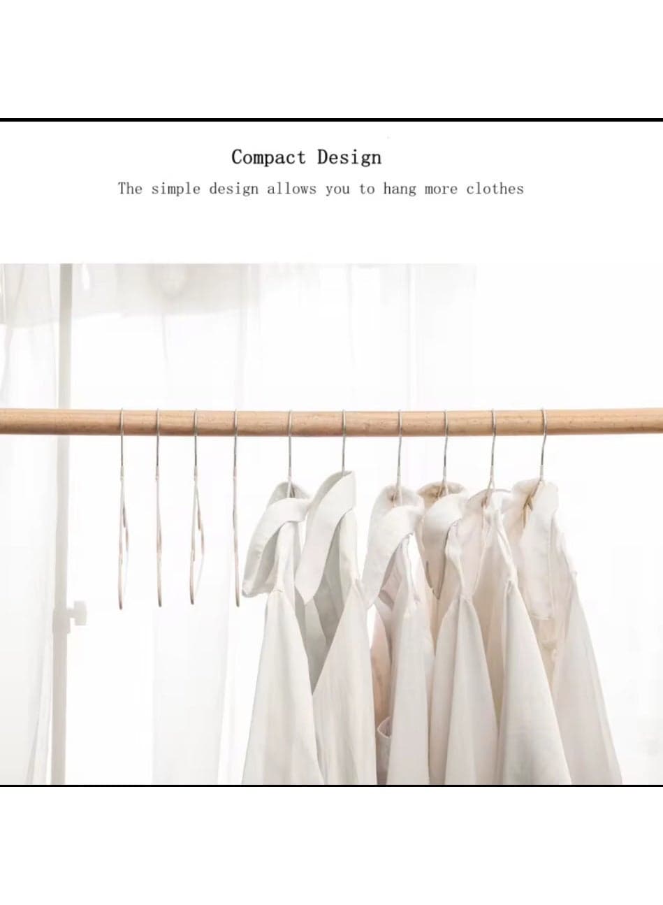 Stainless Steel Coated Hanger, 10 Pieces Closet Clothes Hangers (4)