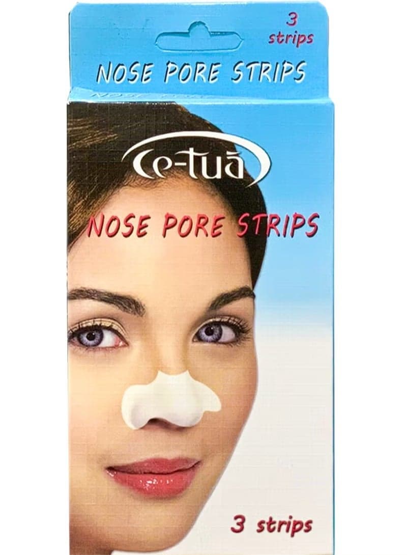 Ce-Tua Nose Pore Strips - 3 Strips Blackhead Remover Nose Strips