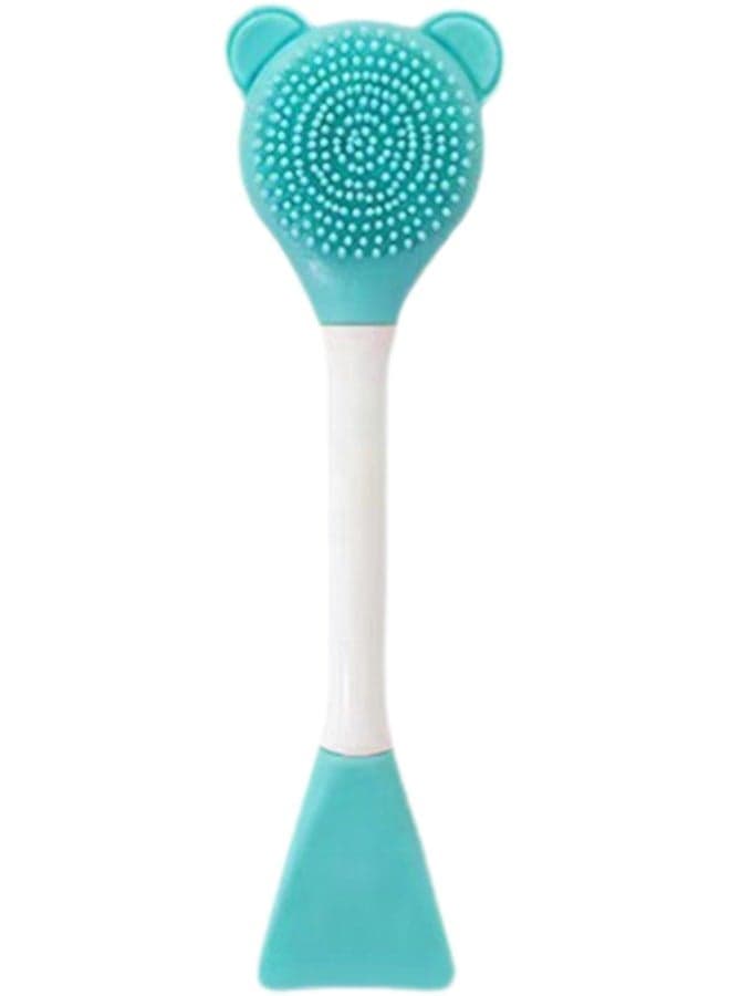 2-in-1 Soft Silicone Bear Face Cleansing Brush Hand Wash Face Brush Easy Face Mask Work Brush Multi Color