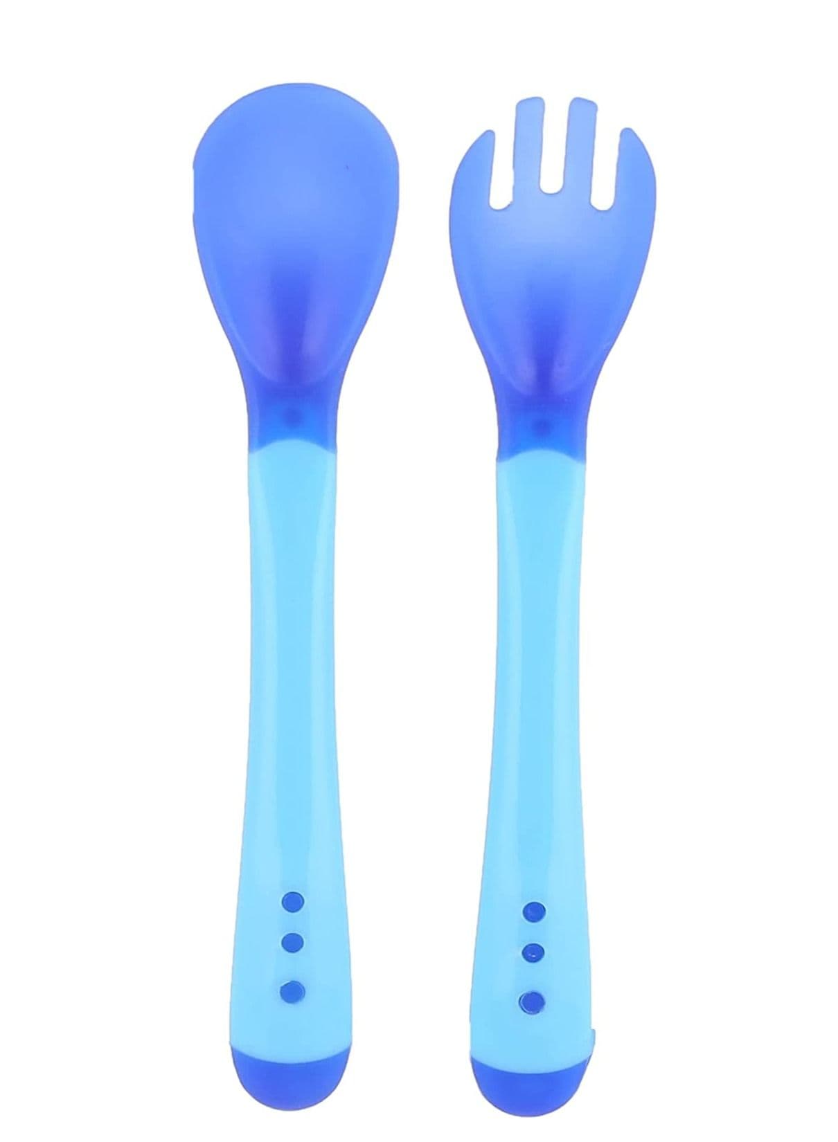 Spoon And Fork Set Blue Forks, Knives & Spoons (3)