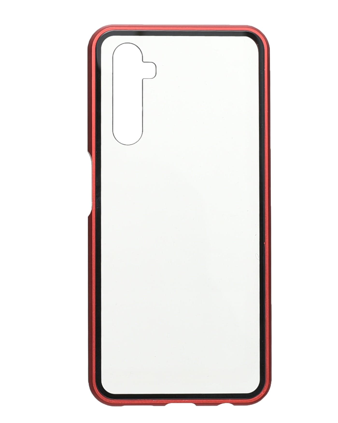 Strong Magnetic Phone Case with 360° Protection & Shock Absorption for Realme 6 Pro - Red Cases & Covers