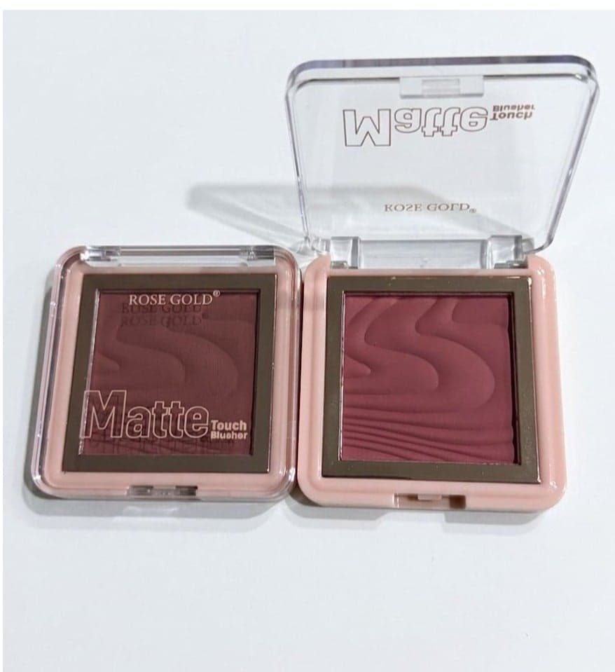 Rose Gold Matte Touch Blusher Shade 03 – Smooth Matte Finish, Long-Lasting Natural Glow, Lightweight Powder Blush