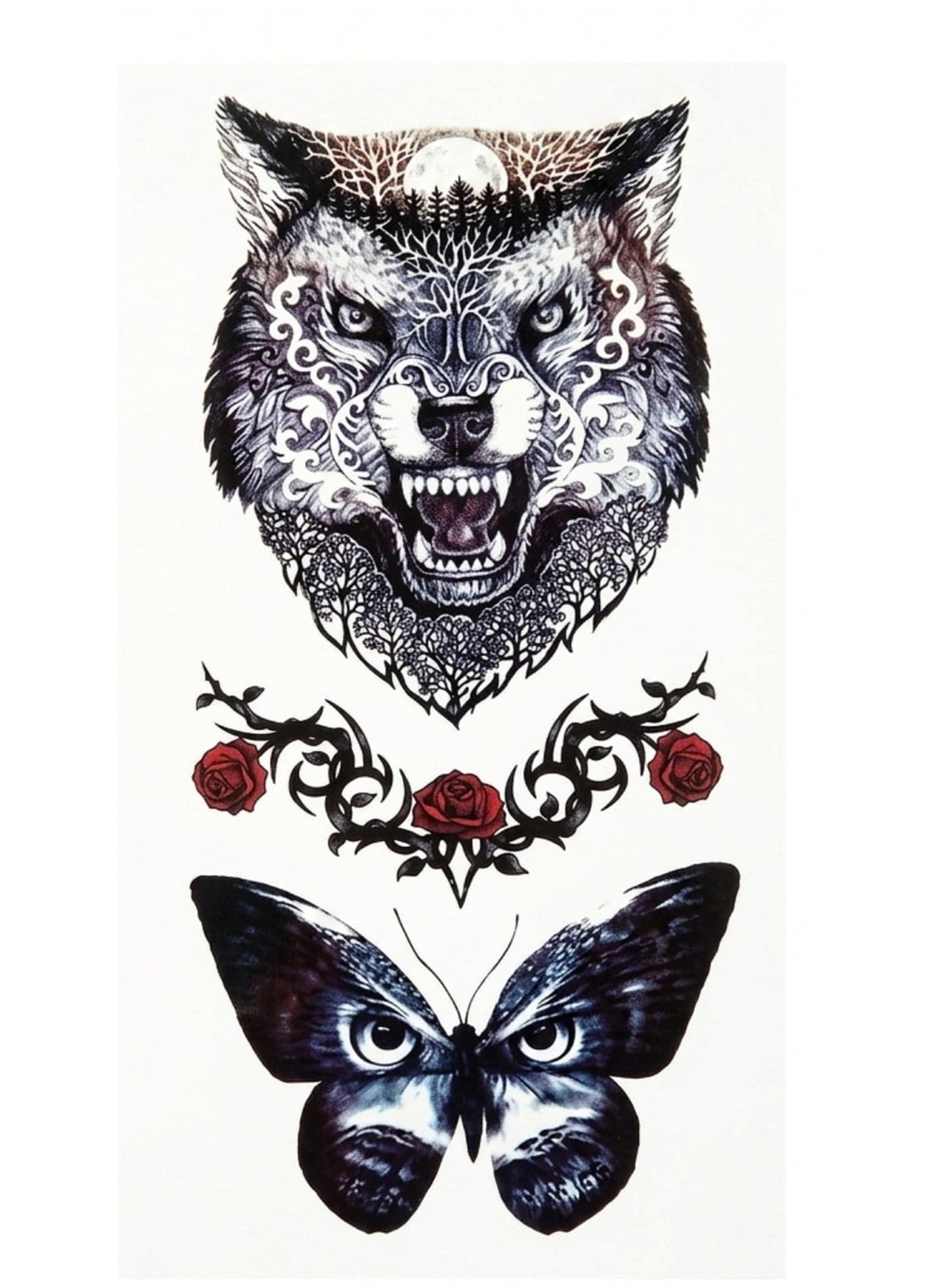 Colorful Shapes Beautiful tattoo Makeup Tools & Accessories