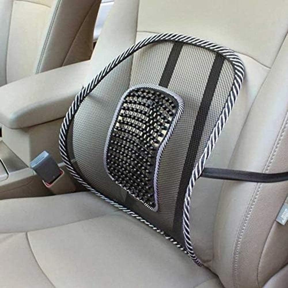 Ventilation Back Rest with Lumbar Support Mesh Cushion Pad, Universal Back Lu... (3)