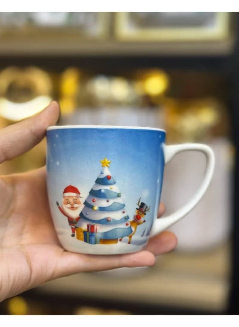 Christmas mugs in different shapes, each mug in a very chic box, suitable as a gift. Coffee Mugs (4)