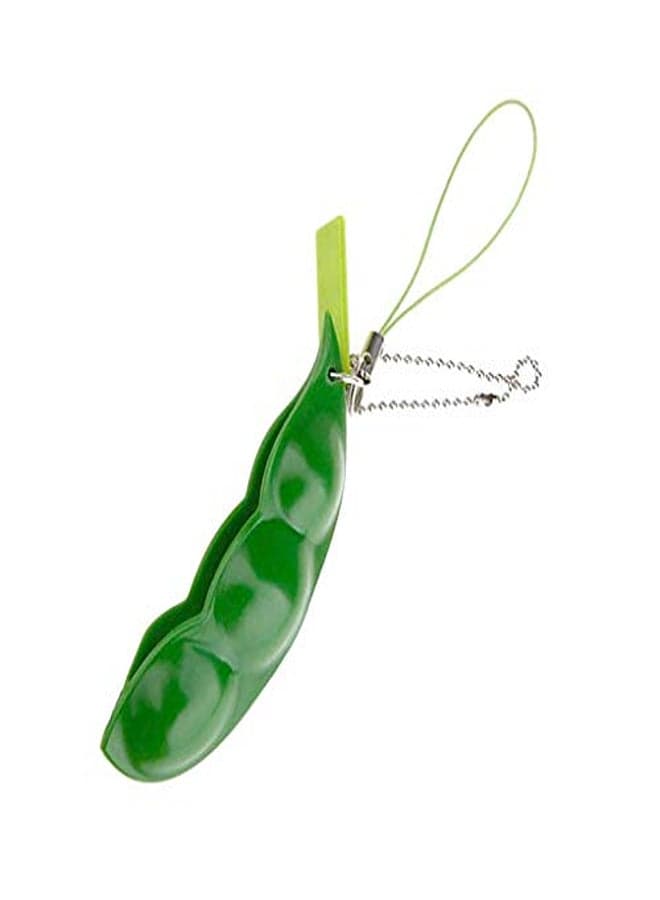 Squeeze Bean Keychain – Fidget Focus Pea Toy for Stress & Anxiety Relief Pop It