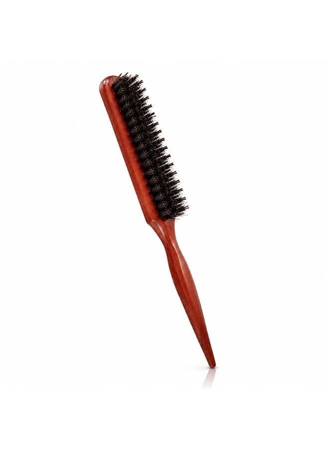 Wooden Baby Hair & Edge Styling Brush with Dense Bristles for Precise Hairline Styling (٥)