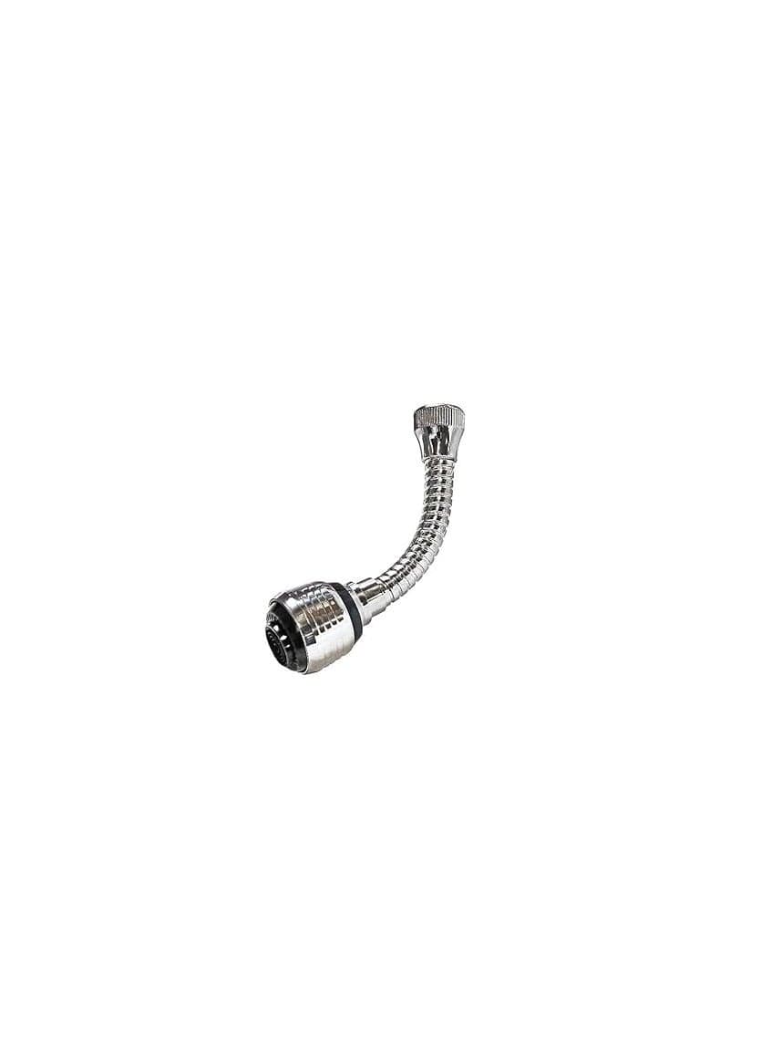 Turbo Flex 360 Instant Hands Free Faucet Swivel Spray Sink Hose Silver 6inch Kitchen Faucets