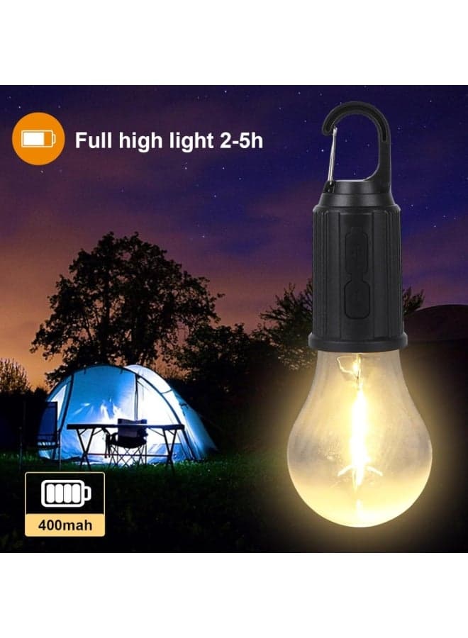 Classic rechargeable LED camping lantern – hanging tent light – ideal for hiking, fishing and camping. 3 light levels. (8)