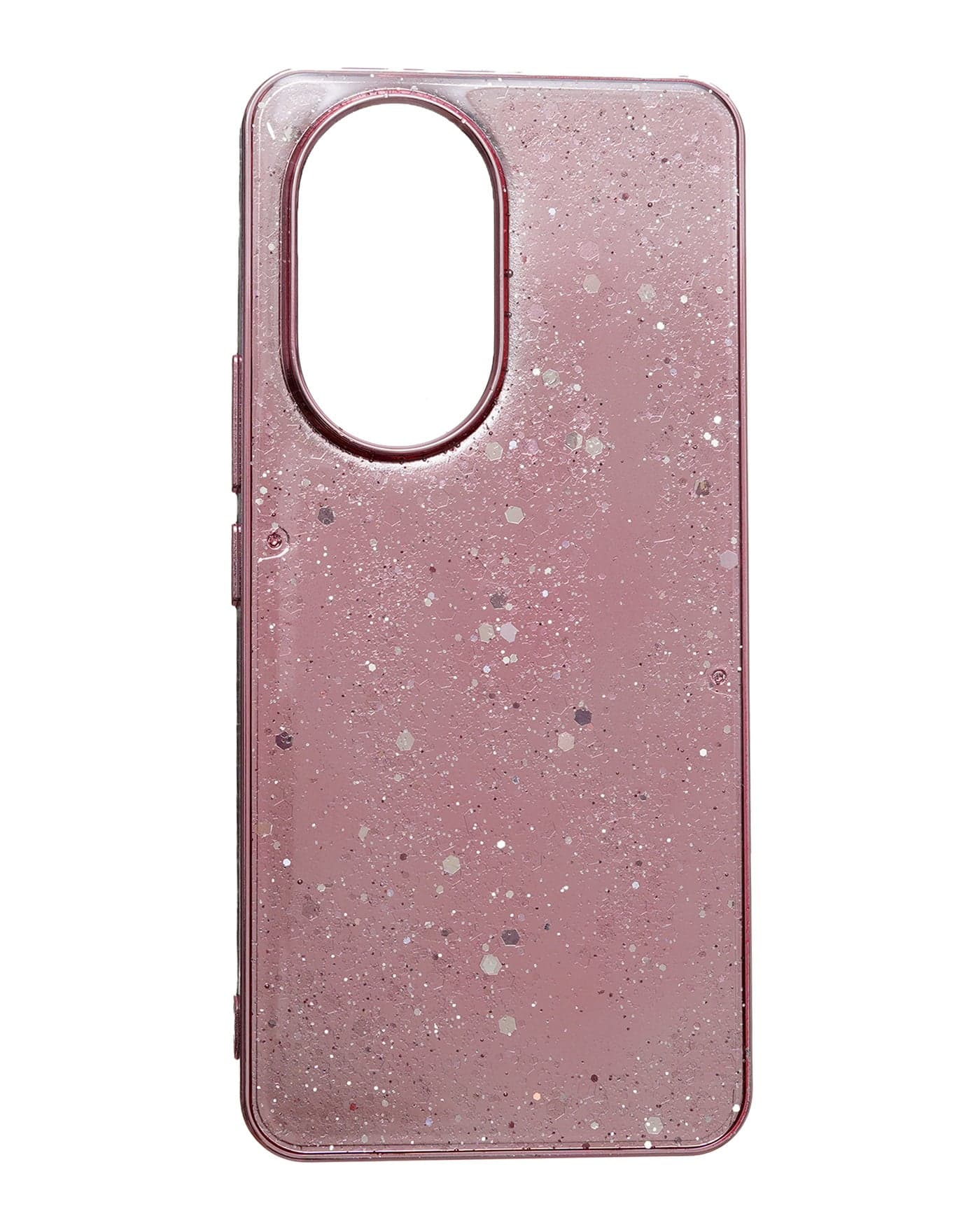 Glitter Plastic Mobile Phone Case With Cute Design for Honor 200 - Pink Cases & Covers