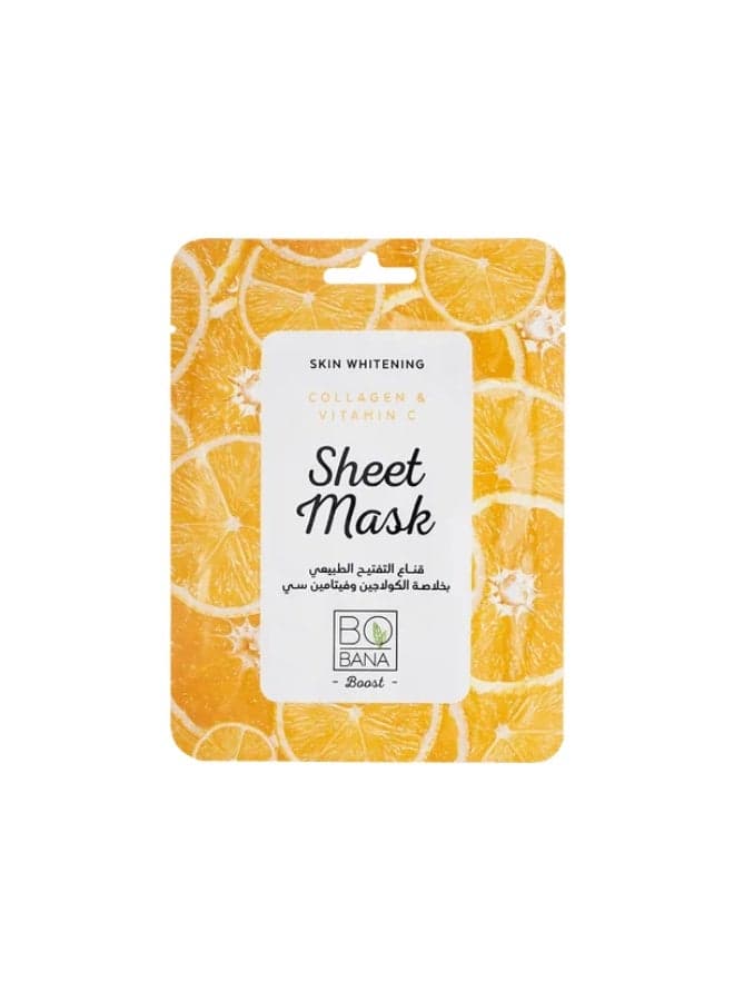 Bobana Collagen & Vitamin C Sheet Mask Skin Care Masks