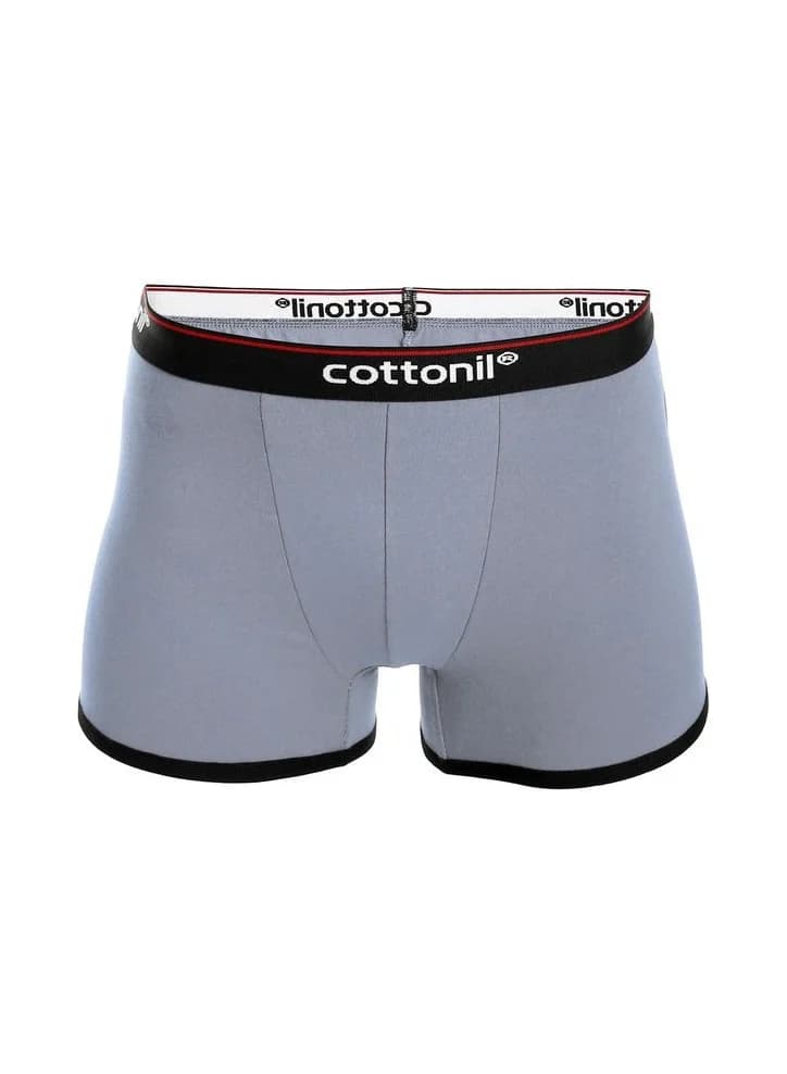 Cottonil - Men Boxer Solid-GREY Men's Boxers