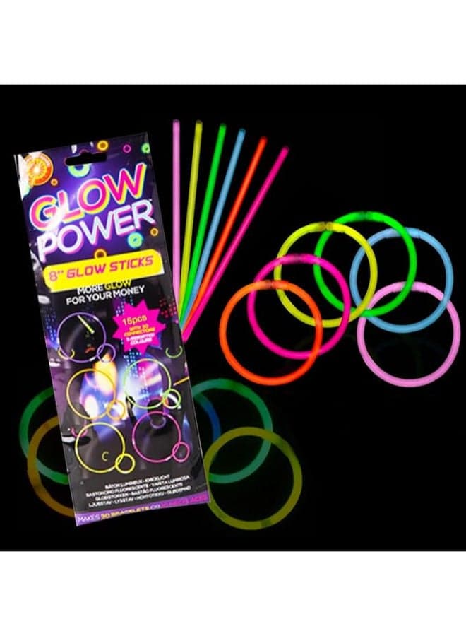15-Piece Glow Stick Set - Party Lights (2)