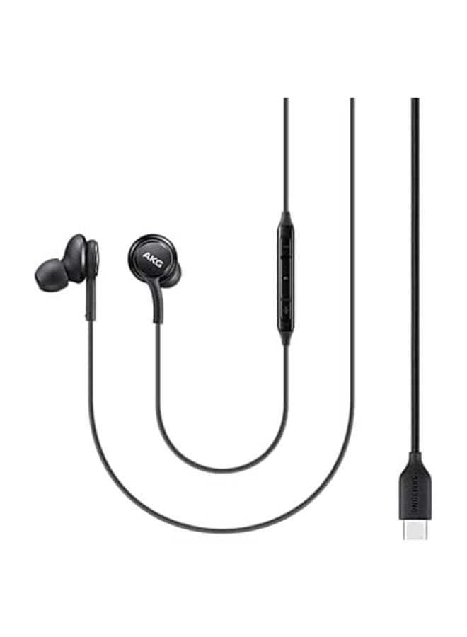 Type-C In-Ear Earphone With Microphone Black Headphones & Earphones (٦)