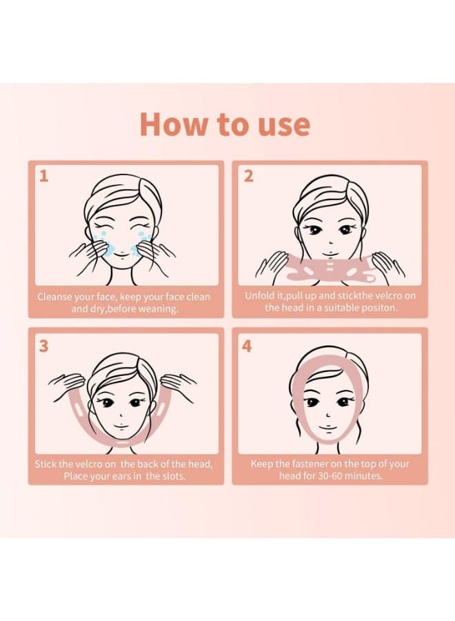 Breathable, reusable chin strap for use while sleeping. Helps reduce double chin and tighten the face. Designed to lift the jawline into a V shape, it exercises the jaw and prevents sagging. Face Massagers & Rollers (3)