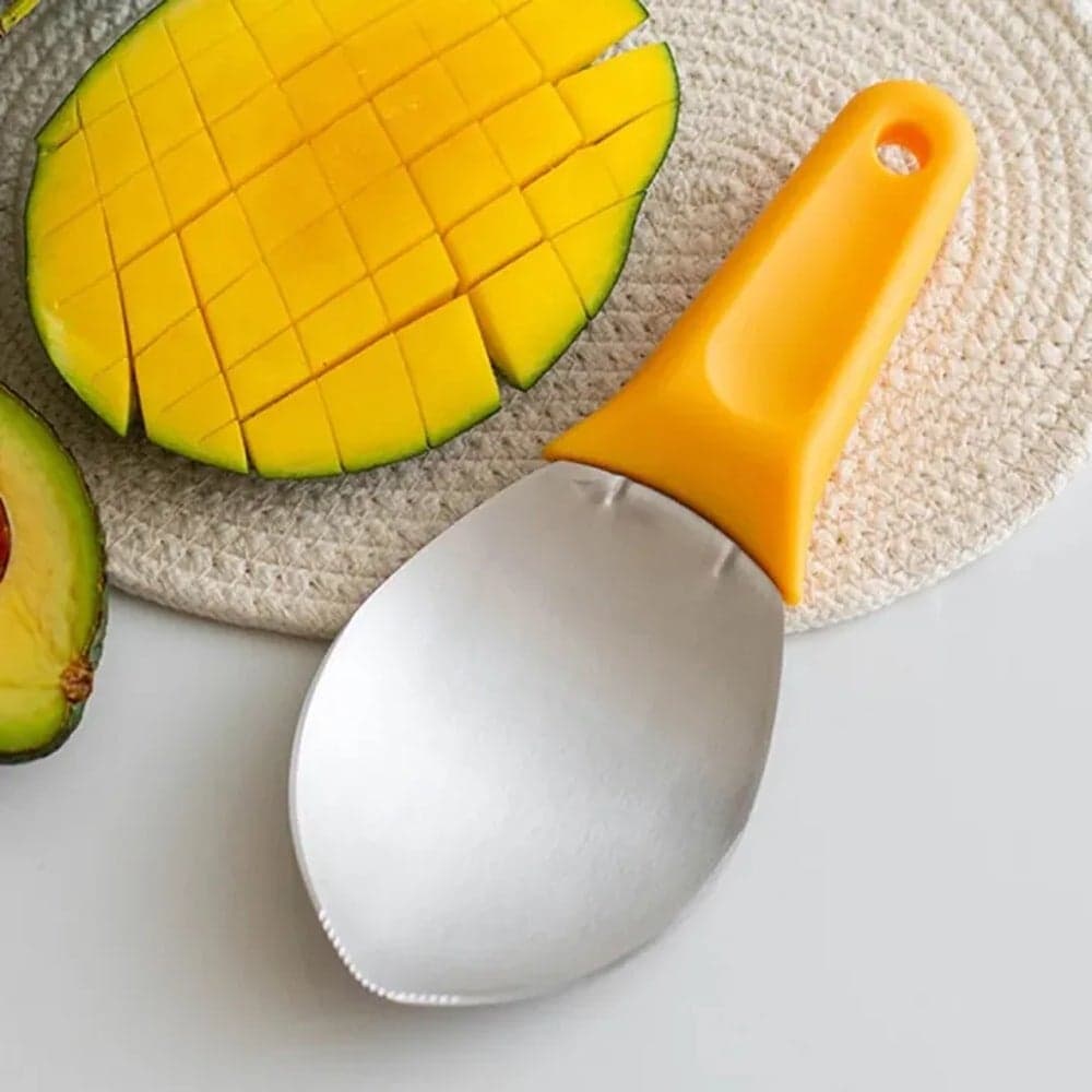 Multifunctional Fruit Spoon & Mango Slicer Cutter - MU-3337 Fruits & Vegetables Knives (٣)