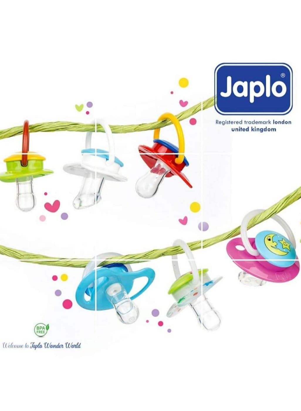 Japlo Aquatic new born 0-3 M soother (Pacifier with cover & Glow In The Dark) (٤)
