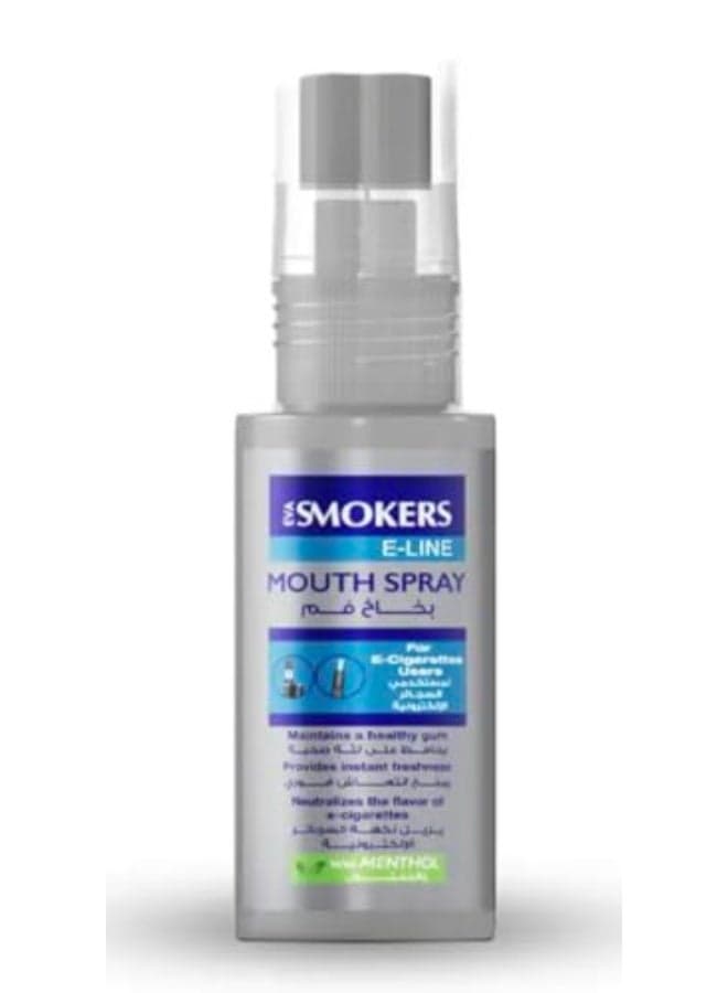 Eva Smokers E-Line Mouth Spray, Menthol, 20ml Throat Sprays