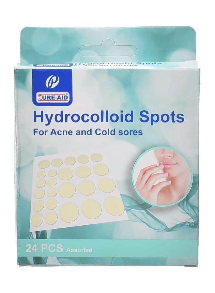 24 Pieces Hydrocolloid Spots - For Acne Treatment Face Serums