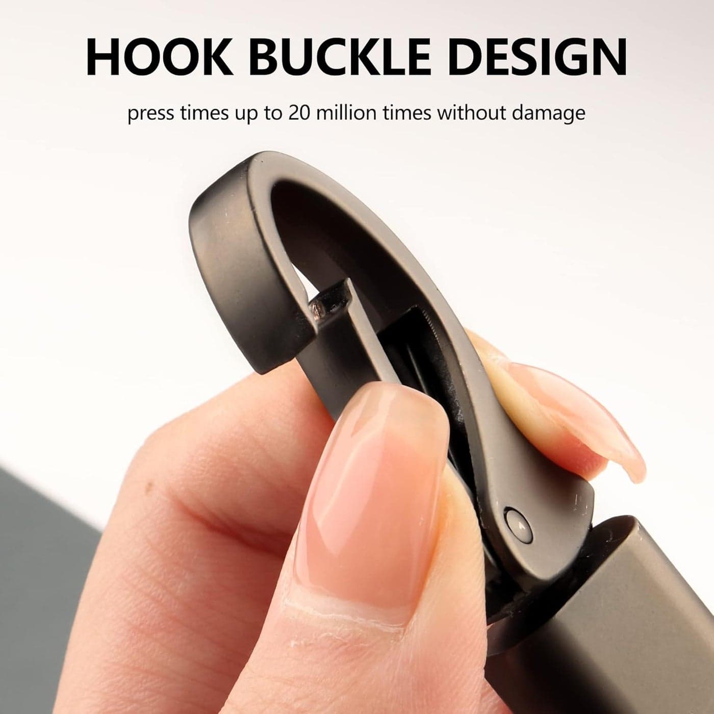 Car Key Fob with Detachable Valet Ring (Black) Key Shell Cases (5)