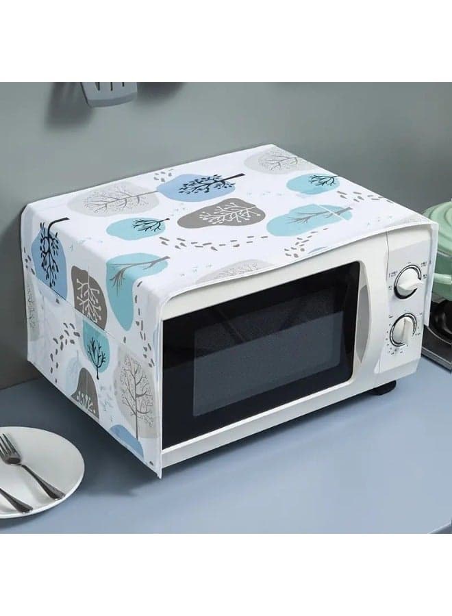 1pc Pocket Design Microwave Cover, Waterproof, Dustproof and Stainproof 85*35cm Kitchen Storage Accessories (٢)