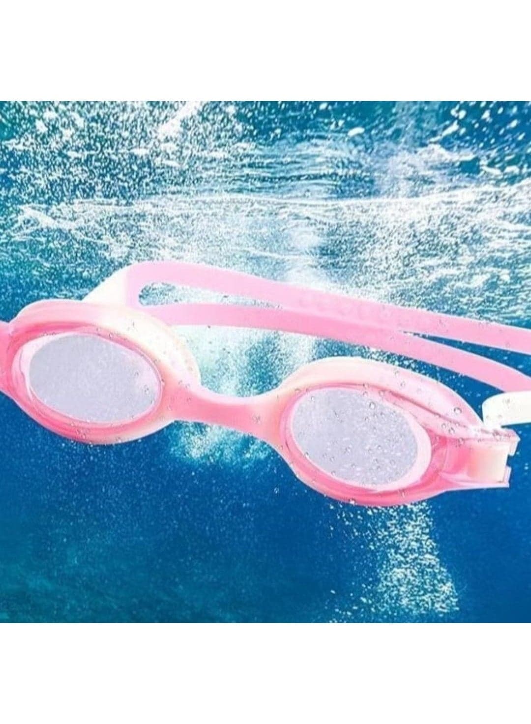 Stylish swimming goggles, leak-proof and anti-fog, sun and UV protection, with earplugs and storage case. Pool Toys & Games