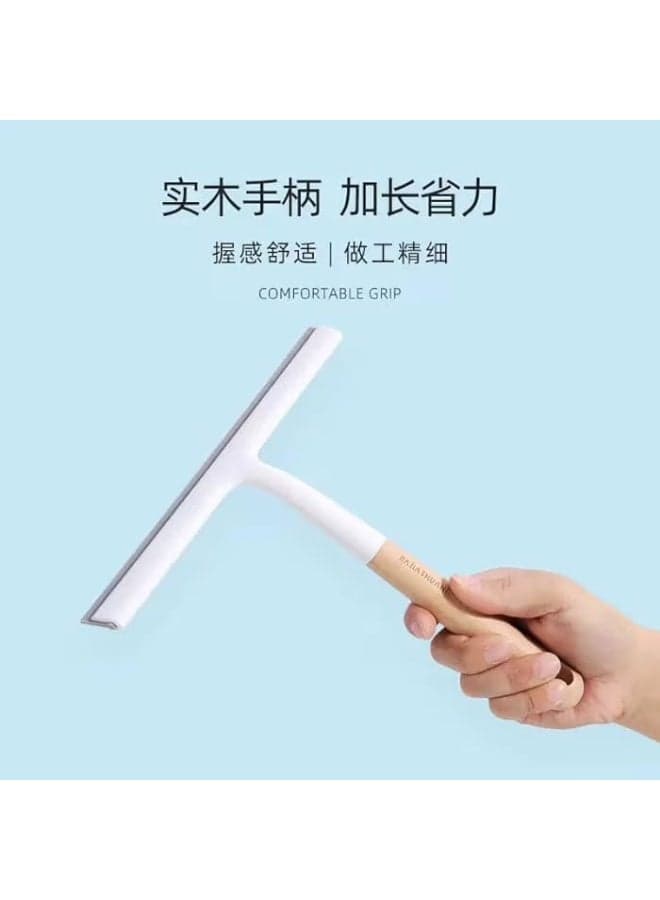 Glass Squeegee with a wooden handle designed for easy window and mirror cleaning. Effectively removes water and dirt without leaving streaks. Durable, break-resistant design with a comfortable wooden handle, perfect for everyday use at home or in the office. Floor Cleaners (٣)