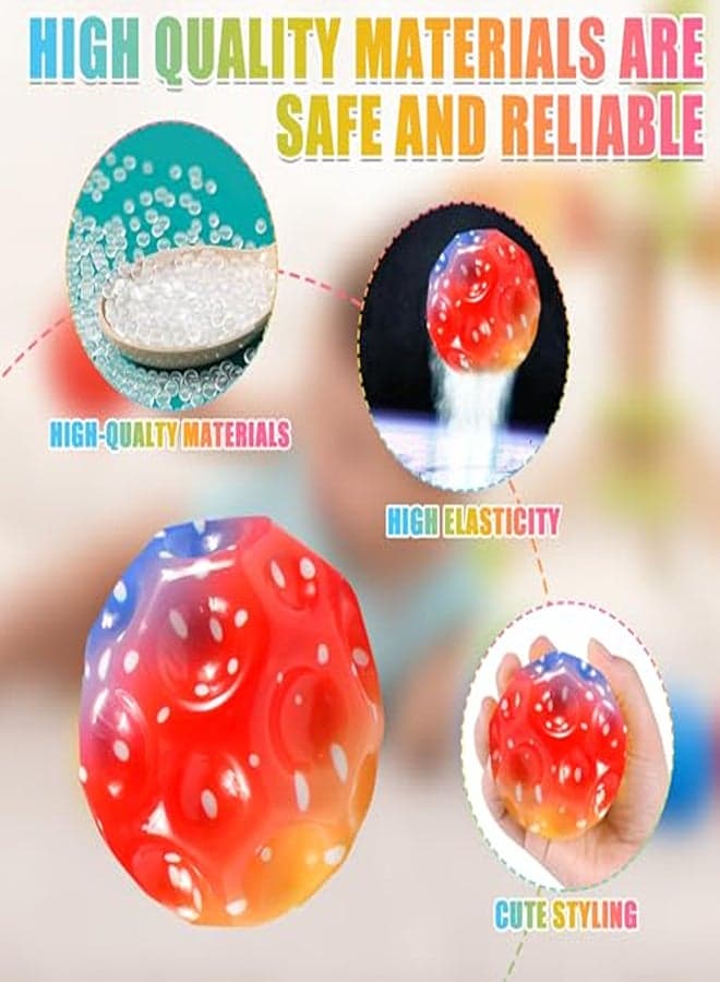 Astro Jump Ball Moon Ball 66 mm High Jumps Rubber Ball Space Ball Moonball Makes a Popping Noise Toy Balls