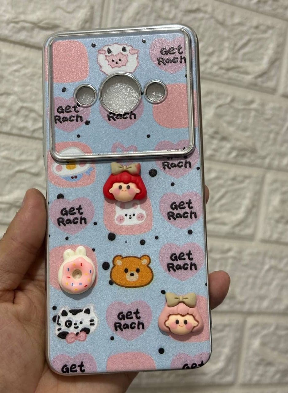 Cartoon Design Plastic Back Cover for Phone Xiaomi Redmi A3