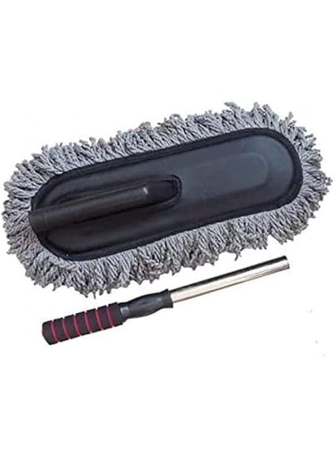 Soft microfiber duster for cleaning car windows - car mop - car wiper, car wiper, car wiper, car wiper, car duster made of ultra-soft microfiber with an extendable handle, car brush duster for cleaning dust in the car, multi-purpose brush for cleaning cars. (2)